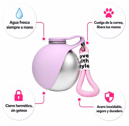 Botella de Agua Portátil para Mascotas