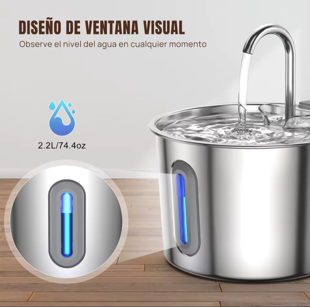 Bebedero Automático para Mascotas con Agua Circulante