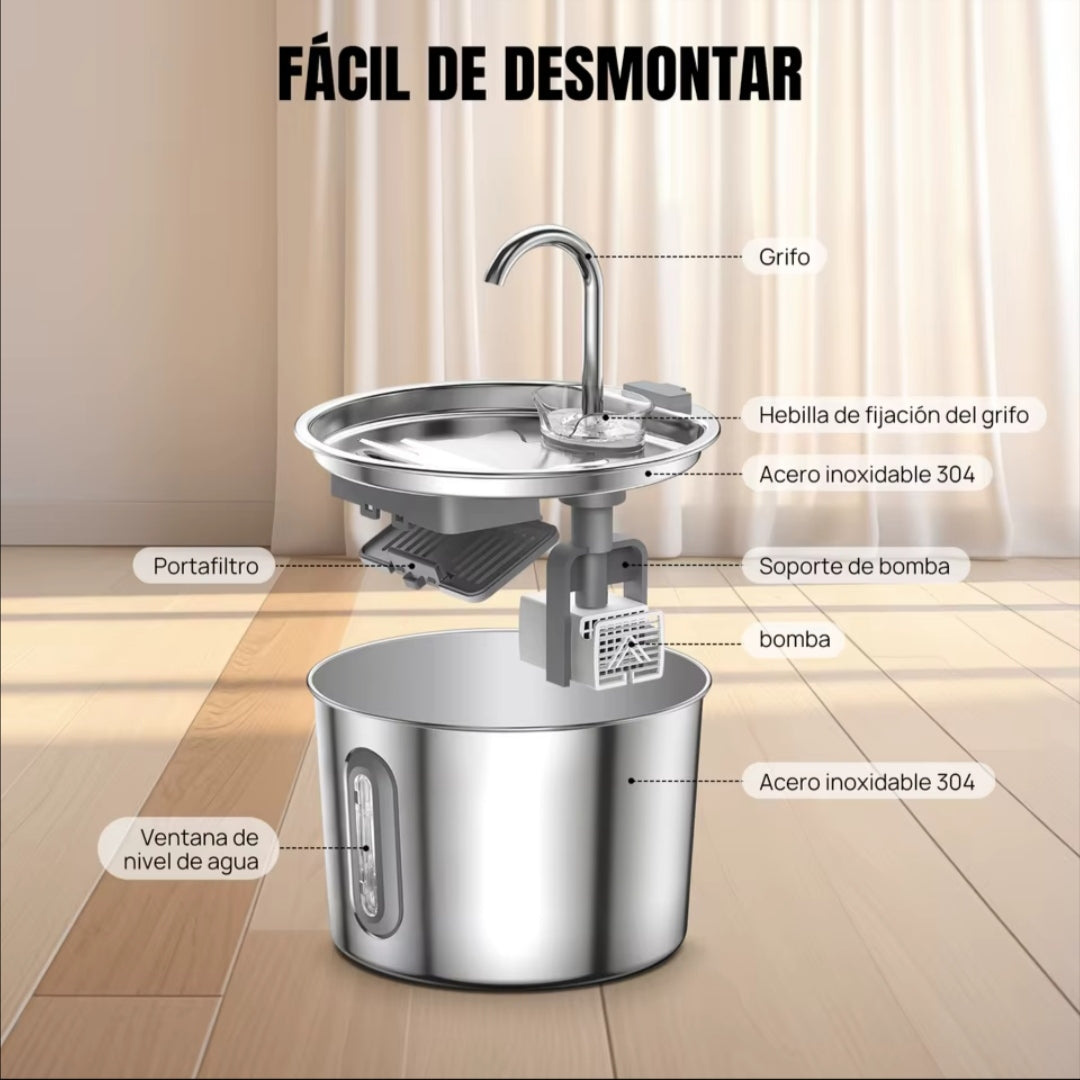 Bebedero Automático para Mascotas con Agua Circulante
