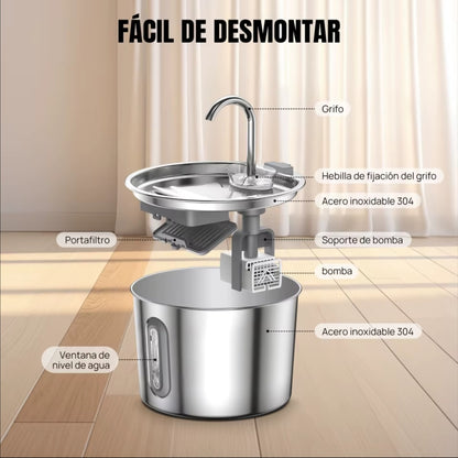 Bebedero Automático para Mascotas con Agua Circulante